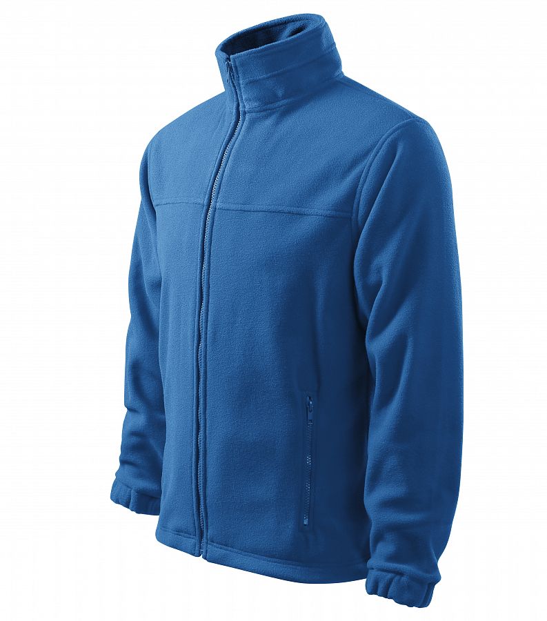 Mikina fleece pánská azurově modrá 501 vel. M - Obrázek